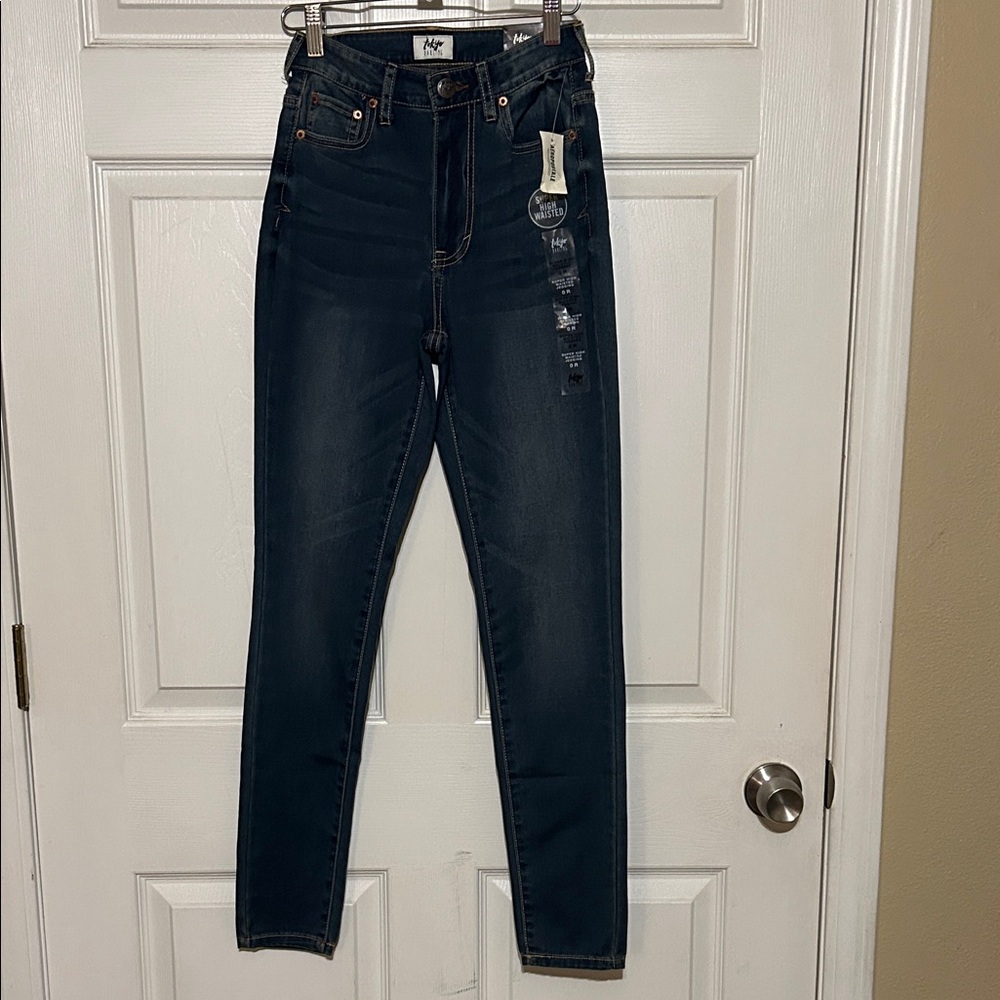 tokyo Darling Women's Dark Indigo Skinny Jeans